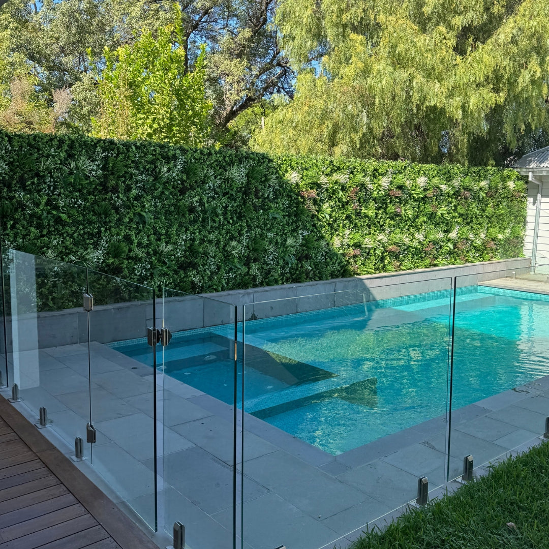 artificial garden wall tropical fake plant panel